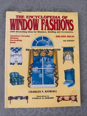 The Encyclopedia of Window Fashions - Yellow Cover with Red Title